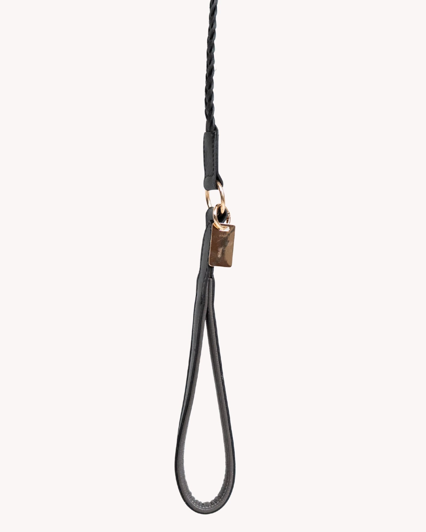 The Braid Leash- Midnight Black