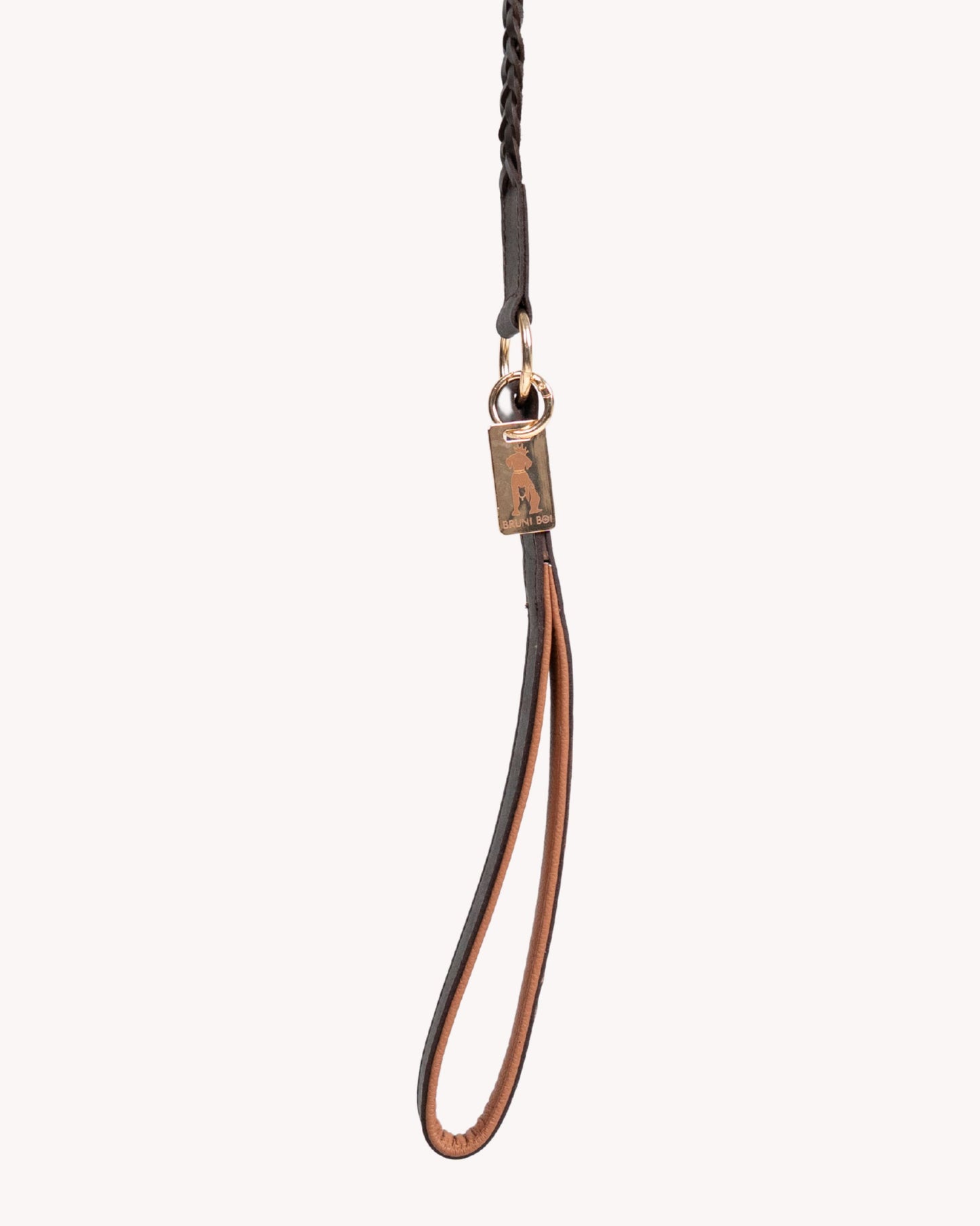 The Braid Leash- Cocoa Brown